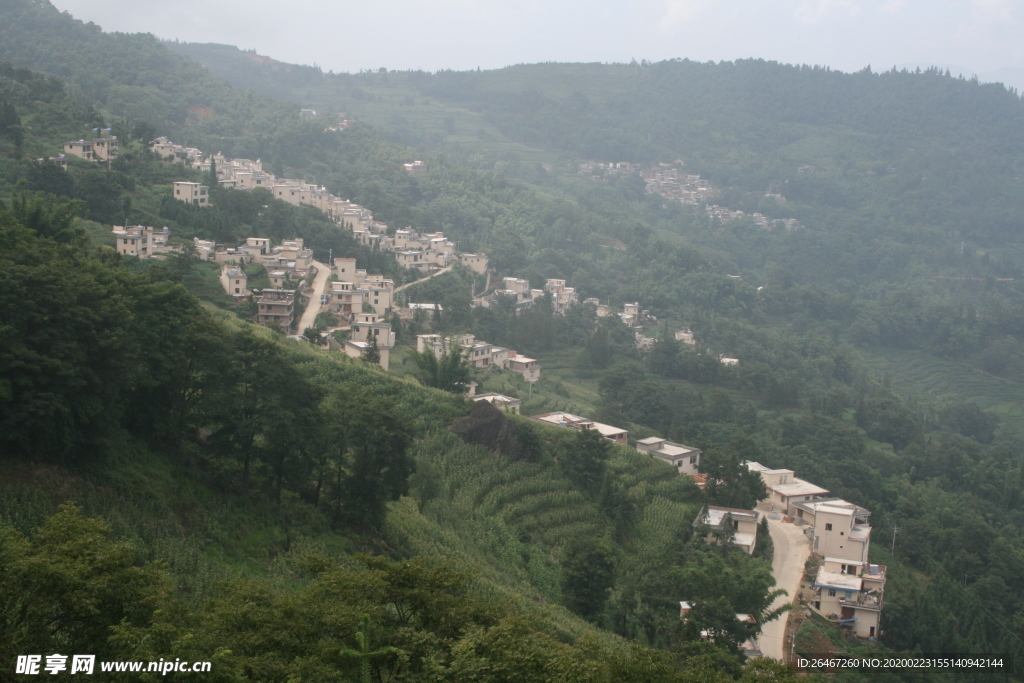 村落 山村 民居