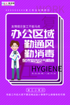 预防冠状肺炎流感病毒海报