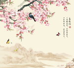 榻榻米图 移门图  山水画 花