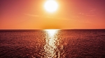 高清大海夕阳背景
