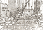 外国建筑手绘