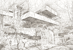 外国建筑手绘