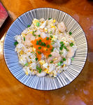 虾仁滑蛋饭