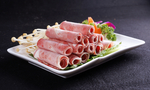 特色火锅绿色健康牛羊肉卷