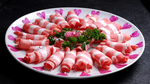 特色火锅绿色健康牛羊肉卷