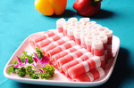 特色火锅绿色健康牛羊肉卷