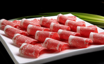 特色火锅绿色健康牛羊肉卷