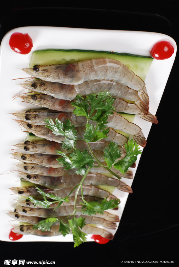 竹节虾高清美食摄影