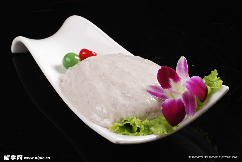特制中式鸡滑传统美食摄影