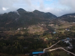 云雾下的乡村恩施宣恩白果坝村图