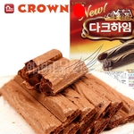 韩国可瑞安榛子黑巧克力威化饼