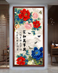 家和万事兴玄关装饰画