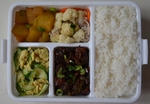 快餐外卖盒饭