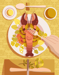 美味龙虾料理