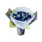 一束蓝色的鲜花素材求婚恋爱鲜花