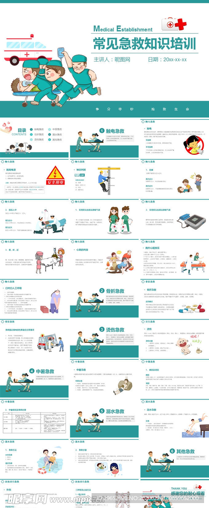急救知识培训课件PPT