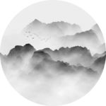抽象意境水墨画