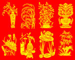 中国传统 吉祥花纹