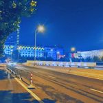 城市建筑 夜景 路 城市风景