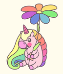 独角兽主题卡通插画