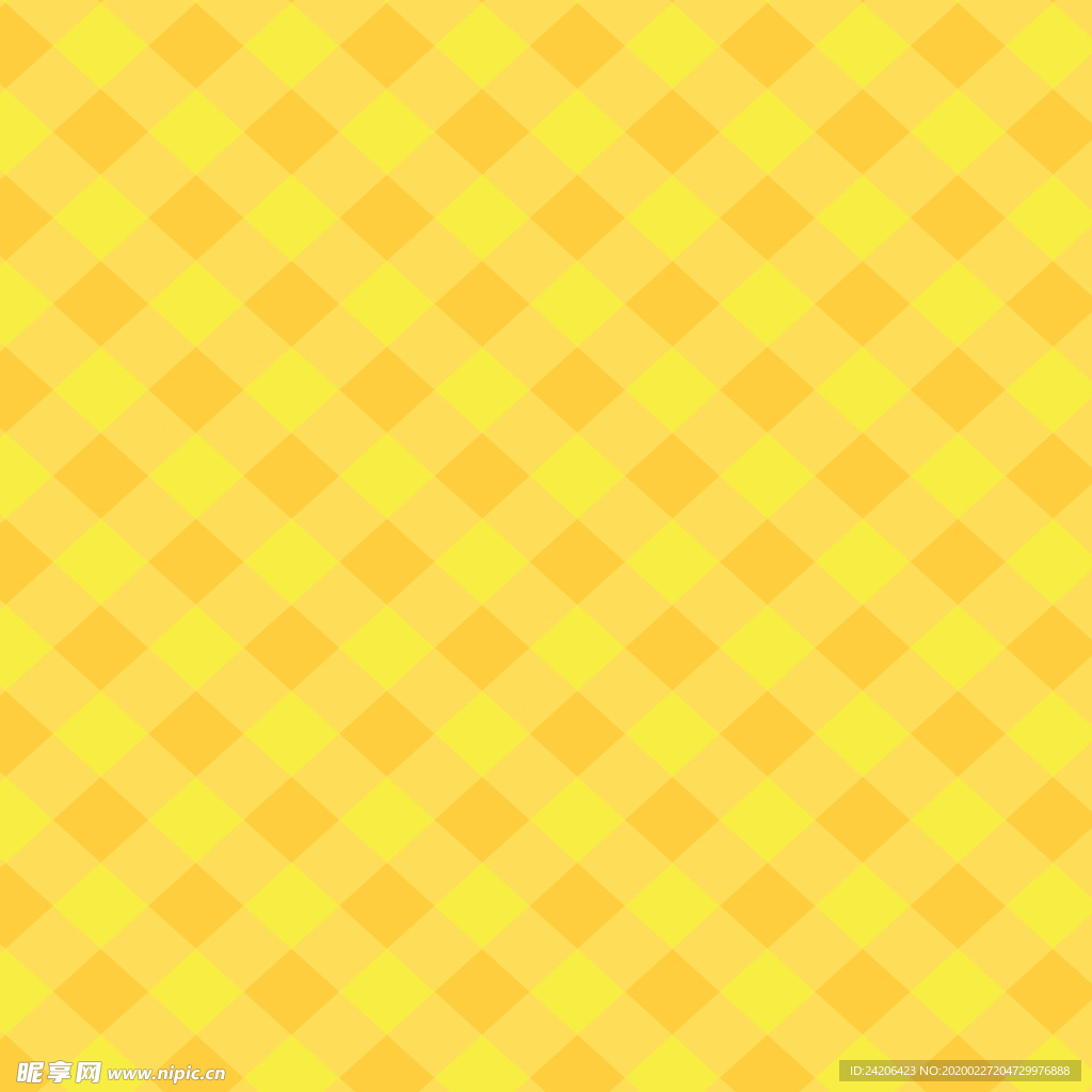黄色背景方格几何菱形田字格背景