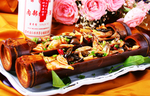竹筒野山菌