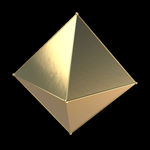 立体3D金色菱形金属免扣素材