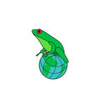 青蛙与地球 PNG