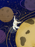 卡通宇宙太空环游
