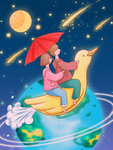 卡通宇宙坐飞鸡