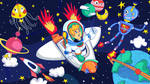 卡通宇宙外星人