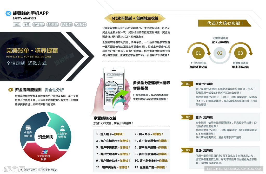 金融三折页 公司三折页背