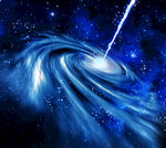 大气科幻光柱星云漩涡