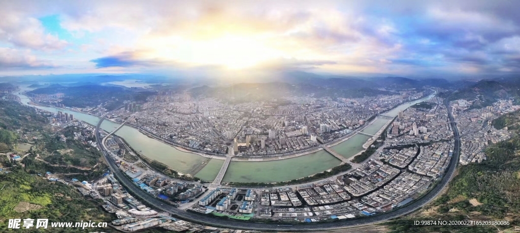 福鼎全景图
