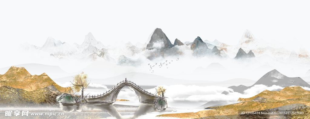 复古中式背景