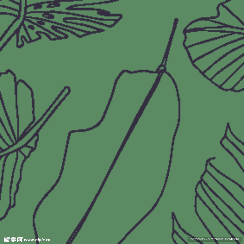 植物创意背景