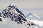 雪山山峰雪景