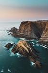 山峰海景海岸岩石
