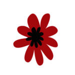 手绘卡通花朵