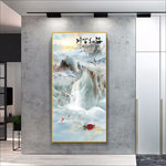 大理石纹流水生财