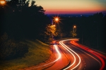 公路夜晚
