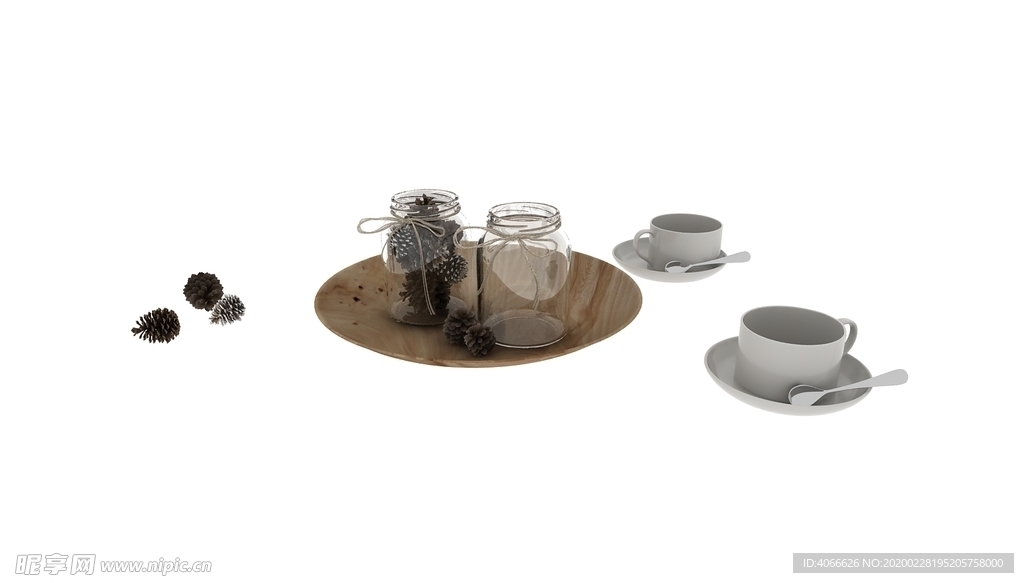 咖啡杯子3d模型
