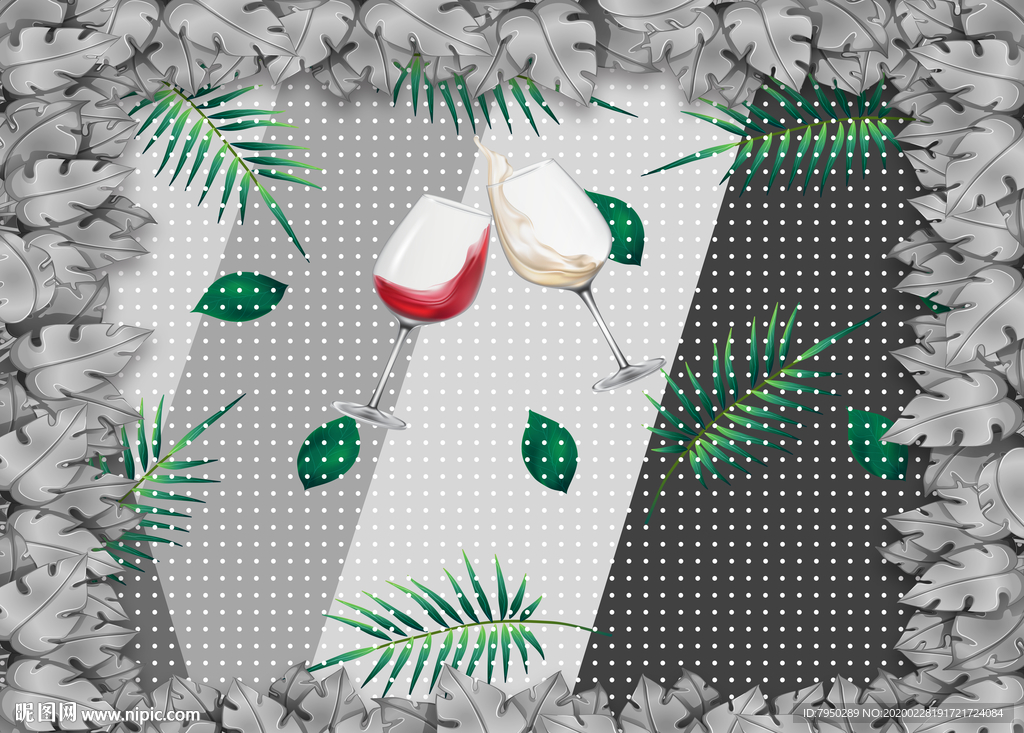 北欧背景墙