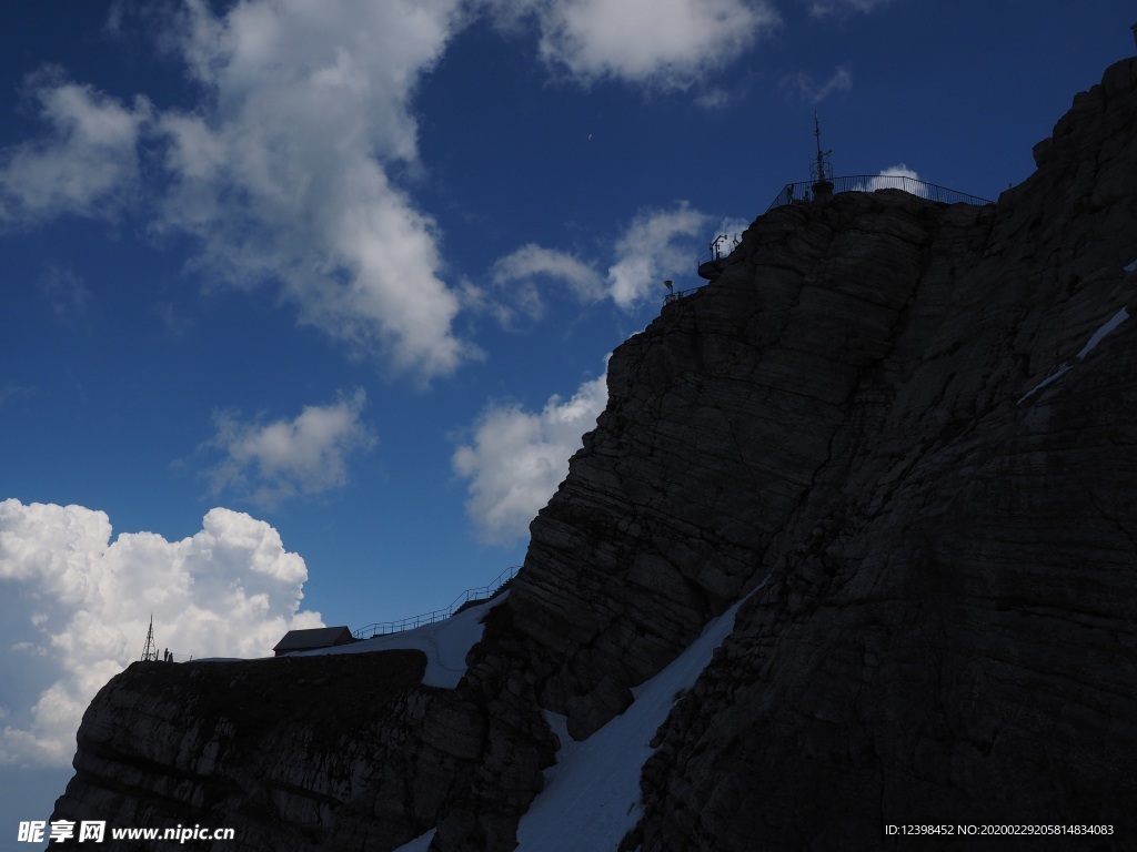 瑞士策马特峰自然风景