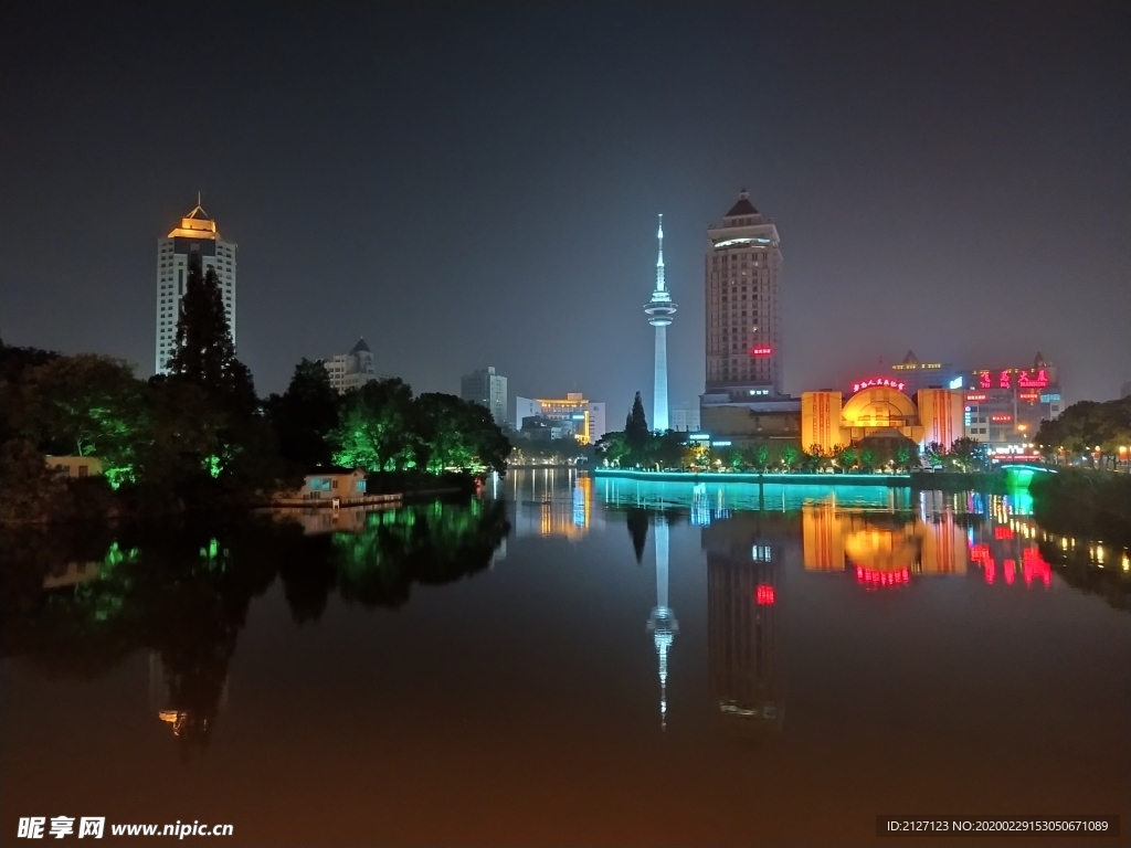 南通 濠河 夜景