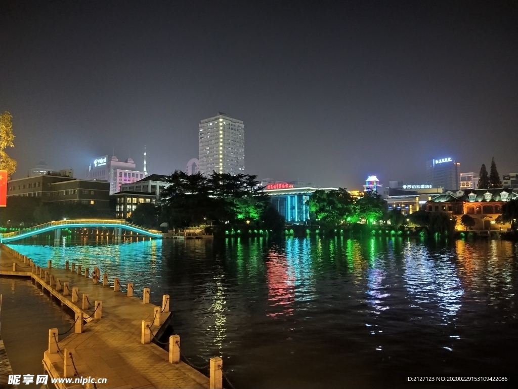 南通濠河夜景