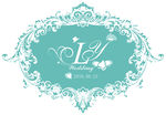 T蓝婚礼主题牌logo LY