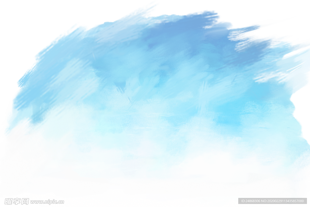 蓝色水彩背景