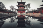 广富林古塔寺庙