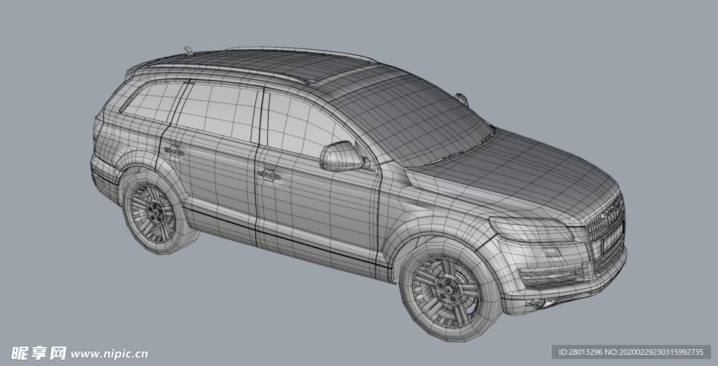3D 车 模型